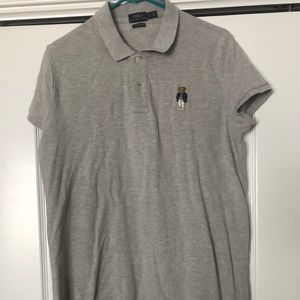 Polo Cotton Mesh Mini Dress